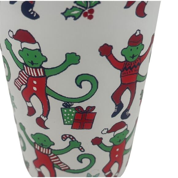 Starbucks x Roller Rabit Holiday 2025 Limited Release Monkey Mas SS 24oz Tumbler - Picture 4 of 10